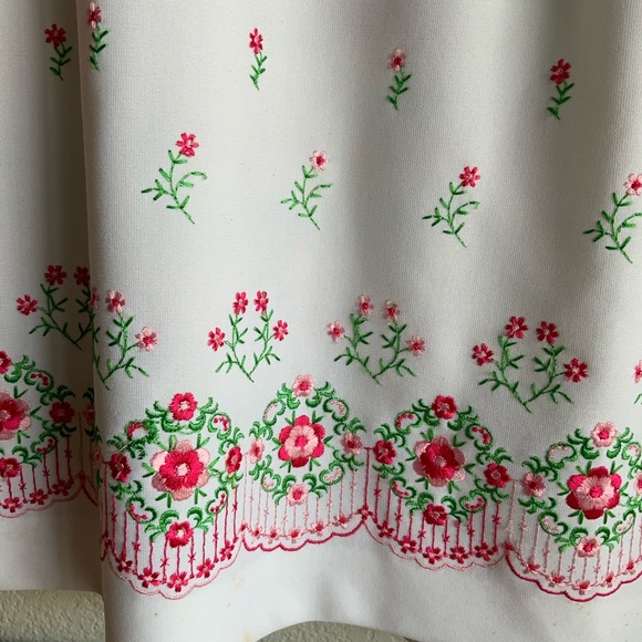 True Vintage Vtg 60s 50s Off the shoulder dress - Picture 4 of 9